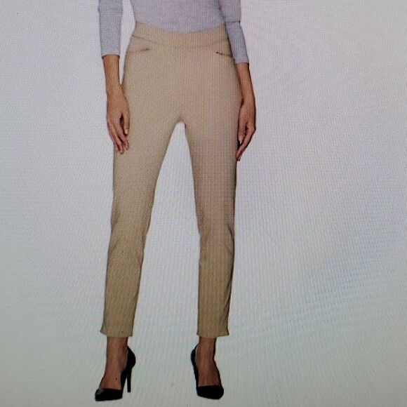 Susan Graver  Petite nultrabsteetchvpull on Ankle pants 10p - Picture 1 of 5